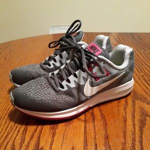 Size 8.5 - Nike Air Zoom Structure 20 Anthracite Pink.